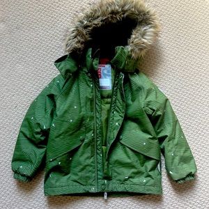 Reima Size 6 Waterproof Winter Jacket with Reimatec Green